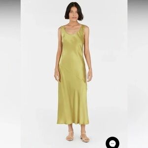 Dissh Jackie pear silk dress size 4